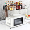 Bakeey 50 / 60cm en acier inoxydable pour four à micro-ondes à une seule couche