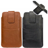 Bakeey 6, 4 / 5, 5 / 5, 2 pouces Bussiness en cuir PU téléphone portable argent pièce de monnaie hommes téléphone sac ceint