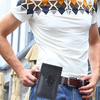 Bakeey 7 pouces Business Mobile Phone Waist Bag Dual-Layer Storage Money Coin Randonnée Sport Hommes Ceinture Sidebag Pa