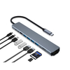Bakeey Adaptateur de station daccueil USB-C 10 en 1 avec écran 4K @ 30Hz HD / Alimentation USB-C PD3.0 100 W / Port