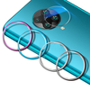 Bakeey Anneau de cercle en métal en aluminium anti-rayures + Protecteur dobjectif de téléphone arrière en verre tre