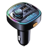 Bakeey Dual Display QC3.0 PD20W USB Charge Rapide Transmetteur Bluetooth FM Détection de Tension Mains Libres Sans Fil V