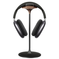 Bakeey EJ60 support de casque support de casque en bois de noyer support de suspension avec Base en métal solide pour Ai