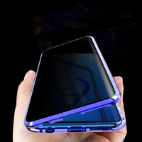 Bakeey Etui de protection en verre trempé à double face en métal trempé avec adsorption magnétique pour Samsung Galaxy S