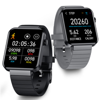Bakeey F16 1.54 pouces plein écran tactile fréquence cardiaque pression artérielle moniteur doxygène affichage mété