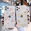 Bakeey Fashion Ins Style motif de fleurs séchées Transparent TPU femmes étui de protection pour iPhone 11/11 Pro / 11 Pr