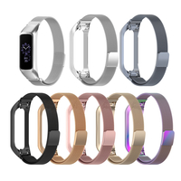 Bakeey Fashion Montre en acier inoxydable à aspiration magnétique confortable Bande de remplacement pour Galaxy Fit2 SM-