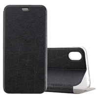 Bakeey Flip antichoc Texture brossée PU cuir couverture complète du corps étui de protection pour Xiaomi Redmi 7A Non or