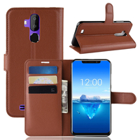 Bakeey Flip Magnetic avec étui de protection pour carte portefeuille pour Oukitel C12 Pro
