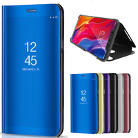 Bakeey Flip Smart Sleep Mirror Window View Support étui de protection pour Xiaomi Redmi Note 6 Pro Non original