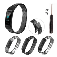 Bakeey Full Steel Watch Bande Bracelet de montre de remplacement pour Huawei Band 3/3 pro Smart Watch