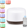 Bakeey Grand brumisateur 500ML Diffuseur darôme à ultrasons Humidificateur domestique Colorful Veilleuse Humidifica
