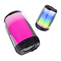 Bakeey Haut-parleur Bluetooth 360 ° Son stéréo Radio FM Sans fil Portable TWS Haut-parleur Couleur Lumière Woofer Haut-p
