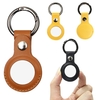 Bakeey Housse de protection en cuir PU pur portable pour Apple Airtags Bluetooth Tracker