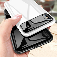 Bakeey Housse de protection pour iPhone XS Max Protection de lentille en verre trempé 6, 5 "+ Coque arrière brillante PC