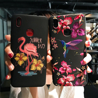 Bakeey Imitation Broderie Tridimensionnelle Relief Soft Étui de protection en TPU pour Xiaomi Mi8 Mi 8