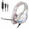 Bakeey J10 casque de jeu filaire écouteurs casque supra-auriculaire casque stéréo basse profonde avec Microphone pour PS