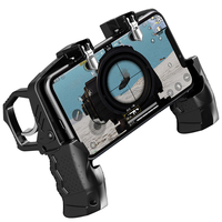 Bakeey K21 W1 + PUGB Peace Elite Pad de jeu Bouton de prise de vue rapide Contrôleur Gamepad pour iPhone X XS Huawei P30