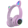 Bakeey L450 Mignon Chat Oreille Bluetooth Casque Pliable HiFi Musique Casque Prend en Charge la Carte TF FM avec Micro