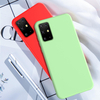 Bakeey lisse antichoc Soft coque arrière en caoutchouc de silicone liquide étui de protection pour Samsung Galaxy S20