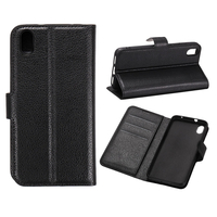 Bakeey Litchi motif antichoc Flip avec fente pour carte étui de protection complet en cuir PU magnétique pour Xiaomi Red