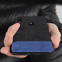 Bakeey luxe épissure de tissu Soft coque de protection antichoc bord en silicone pour Xiaomi Mi jouer non original