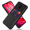 Bakeey luxe PU cuir tissu avec fente pour carte antichoc anti-rayures couverture arrière étui de protection pour Xiaomi
