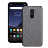 Bakeey Luxury Fabric PC BackSoft TPU Bumper Protective Case for Xiaomi Pocophone F1