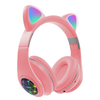 Bakeey M2 écouteurs doreille de chat coupés sans fil bluetooth 5.0 HIFI carte TF AUX-In lumineux pliable tête monté