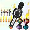 Bakeey M8 Microphone sans fil 2 * 13W HIFI Haut-parleur bluetooth stéréo 2600mAh Enregistreur de micro KTV portable lumi
