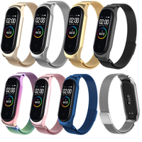 Bakeey Milanese montre de remplacement en acier inoxydable Bande pour Xiaomi Mi Bande 4 & 3 montre intelligente non orig