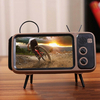 Bakeey Mini modèle de télévision rétro haut-parleur bluetooth téléphone portable de bureau Stand Holder support paresseu