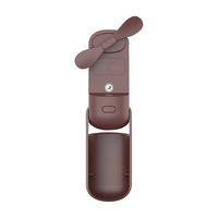 Bakeey Mini ventilateur rechargeable 15 ml 1500 mAh Portable refroidissement pliable USB brouillard deau ventilateu