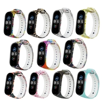 Bakeey modèle peint TPE montre de remplacement de bracelet de montre Bande pour Xiaomi mi band 5 Non original