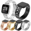 Bakeey Montre en acier inoxydable à diamant de type H Bande pour Fitbit versa Montre intelligente