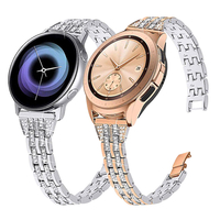 Bakeey Montre en cristal de diamant en acier de 20 mm Bande pour Samsung Montre Galaxy 42 mm