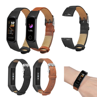 Bakeey Montre en cuir Bande Bracelet de montre de remplacement pour Huawei bande 4 Honor 5i Montre intelligente