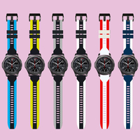 Bakeey Montre en silicone Bande Bracelet de montre bicolore pour Huawei GT2/GT Amazfit GTR