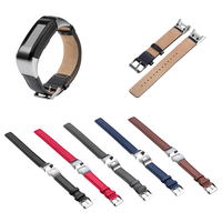 Bakeey Montre intelligente avec bracelet en cuir avec boucle en métal rétro Bande pour Garmin Vivosmart HR