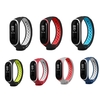 Bakeey Montre intelligente de remplacement de bracelet de montre en silicone double couleur pour Xiaomi Mi Band 3 Non or