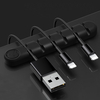 Bakeey motif de dessin animé pur Silicone fil Clip support écouteur USB câble cordon enrouleur enrouleur de câble organi