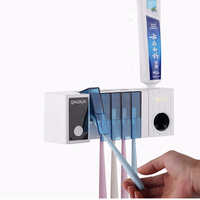 Bakeey Multi-fonction UV Support de stockage de dentifrice pour brosse à dents automatique Applicable pour le US EU