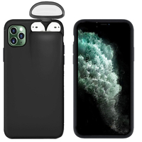 Bakeey Multifunction Creative Étui de protection mat antichoc en PC 2 en 1 pour iPhone 11 Pro 5, 8 pouces et Apple Airpod