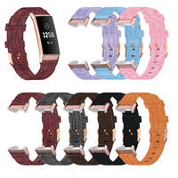 Bakeey Nylon Montre intelligente tissée en toile Bande Bracelet de remplacement pour Fitbit Charge 3/4