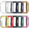 Bakeey Placage Antichoc Anti-Rayures Soft TPU + HD Verre Trempé Clair Couverture Complète Du Boîtier De Montre Pour Appl