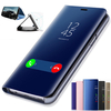 Bakeey Placage Miroir Fenêtre Antichoc Flip Couverture Complète Étui De Protection pour Xiaomi Mi Note 3 Non-original