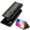 Bakeey placage miroir fenêtre vue béquille étui de protection magnétique Flip pour iPhone X