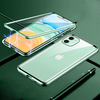 Bakeey Plating Etui de protection en verre trempé double face en métal avec adsorption magnétique pour iPhone 11