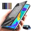 Bakeey Plating Mirror Window Antichoc Flip Full Cover Housse de protection pour Huawei Mate 30
