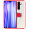 Bakeey Plating Transparent Ultra-mince avec porte-bague étui de protection antichoc PC pour Xiaomi Redmi Note 8 Pro Non